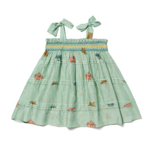 Load image into Gallery viewer, Dahlia Dress, Minty Green Print
